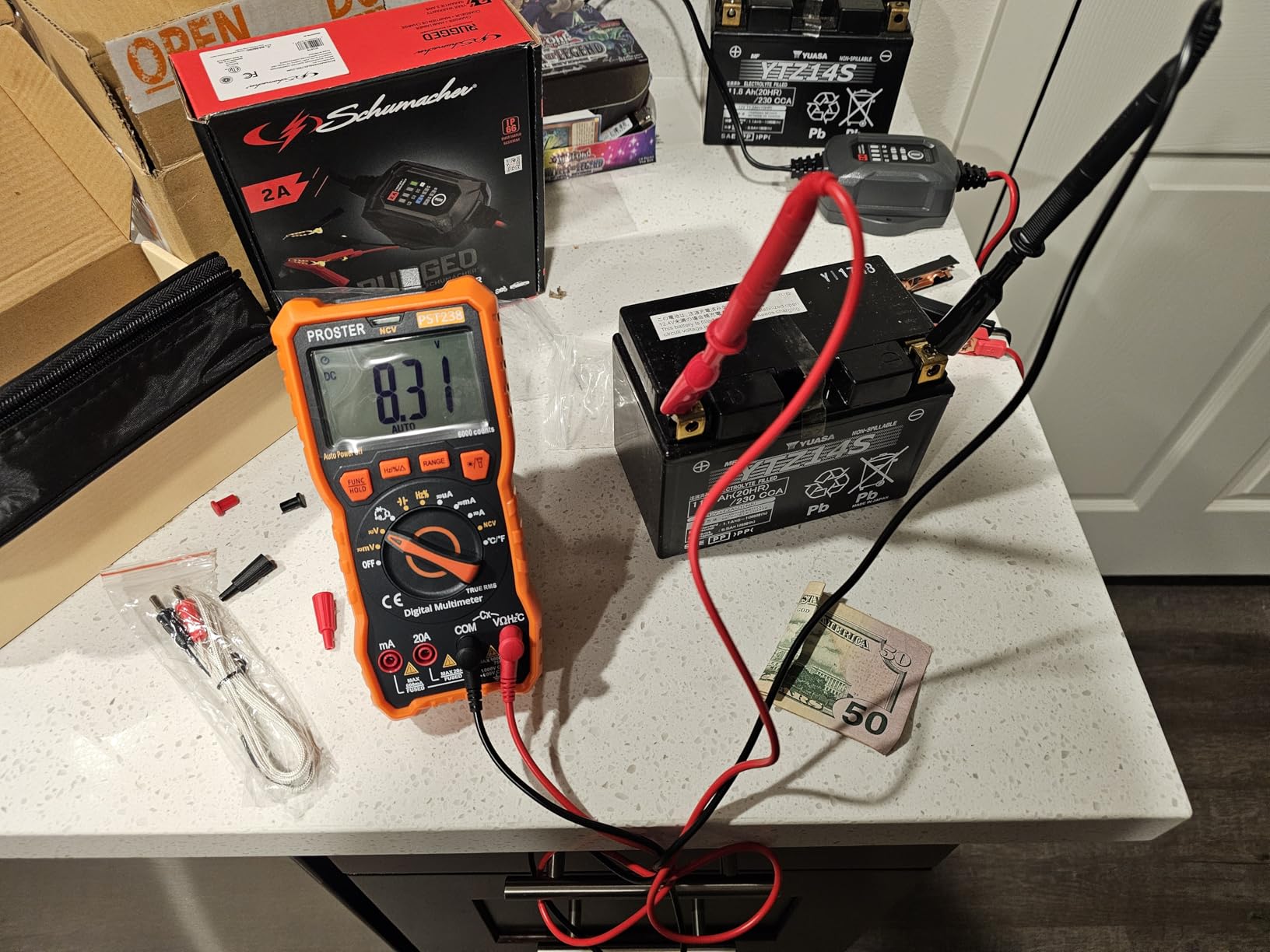 Yuasa YUAM72Z14 YTZ14S Factory Activated YTZ High Performance AGM Battery customer photo 2
