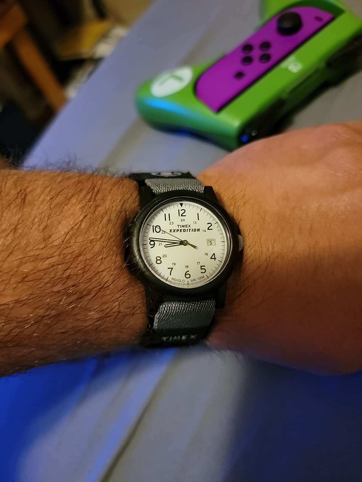 Timex Men's Expedition Camper Nylon/Leather Strap Watch customer photo 1