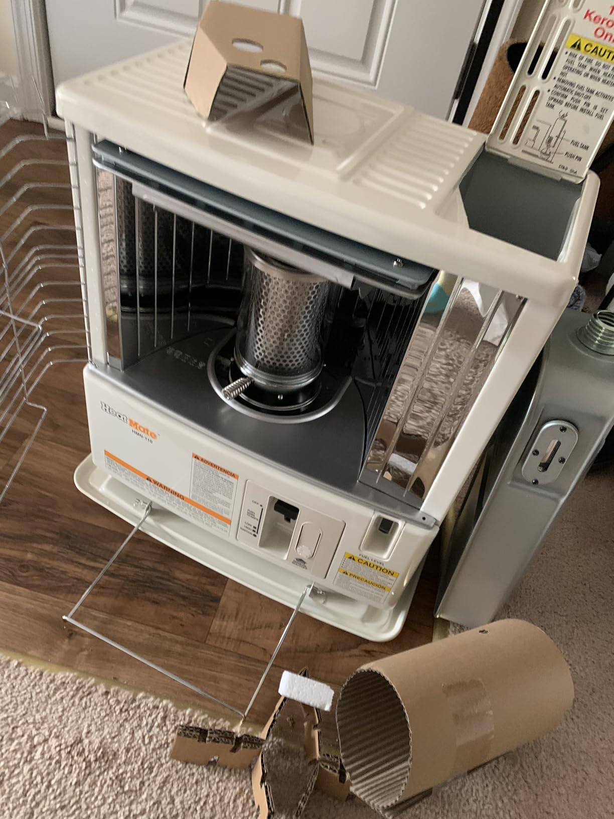 Sengoku HeatMate Portable Kerosene Heater, 10,000 BTU, Cordless, White customer photo 1