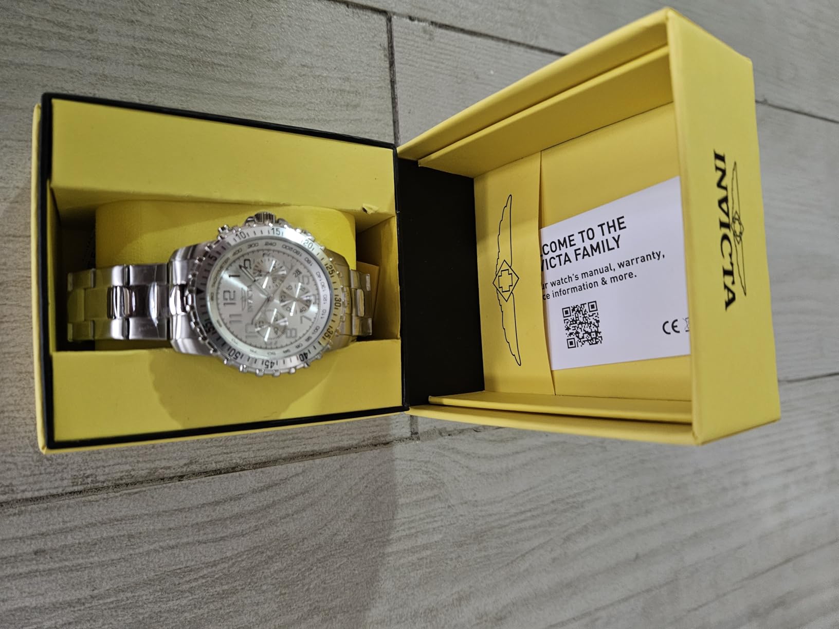Invicta Men's 1326 Invicta II Chronograph Black Dial Two-Tone Stainless Steel Watch customer photo 2