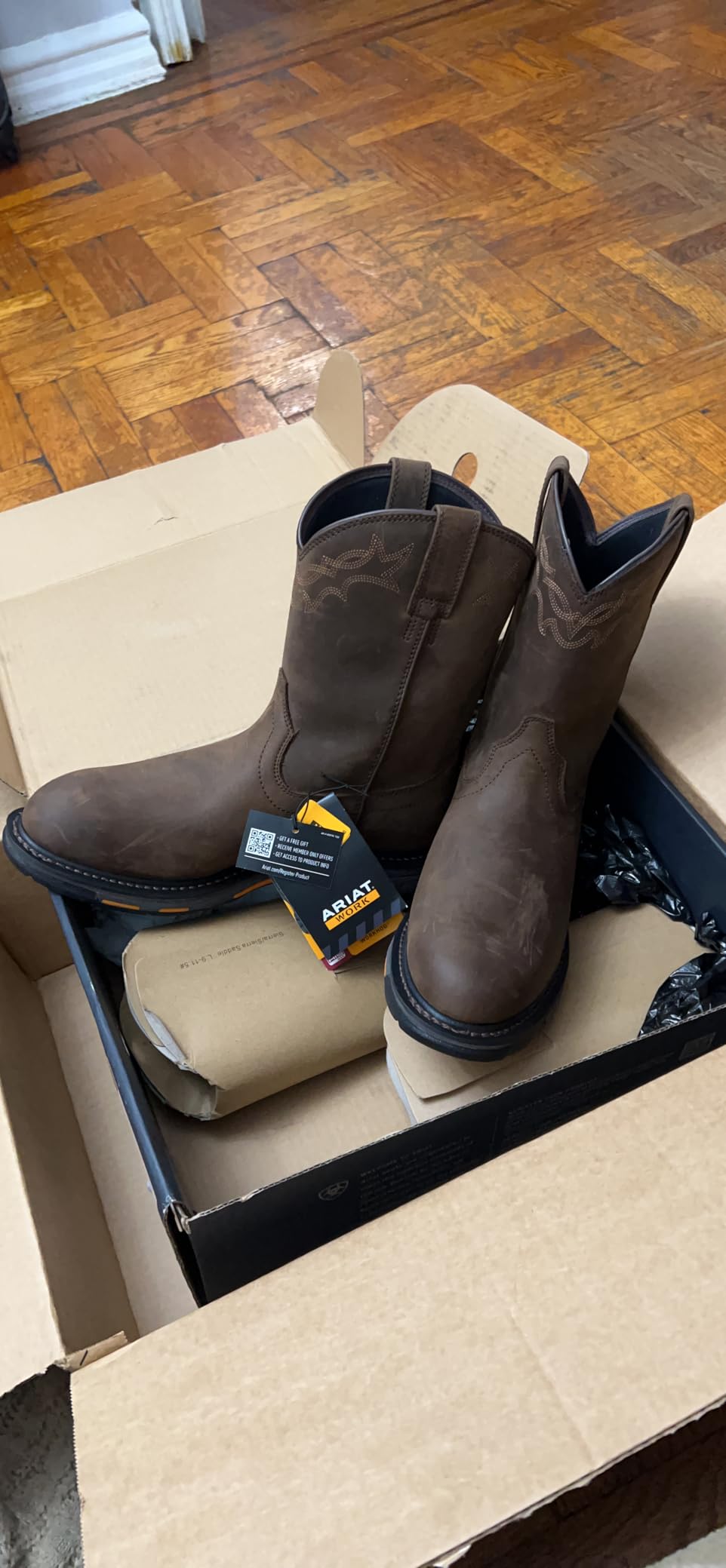 Ariat Men's WorkHog Waterproof Work Boot customer photo 1