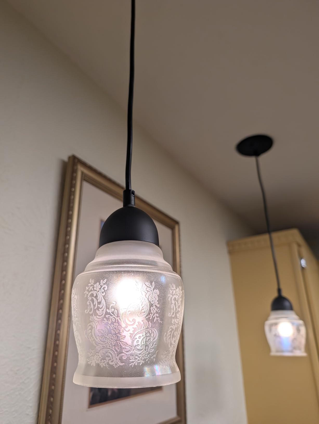 Westinghouse 7028400 Single-Light Mini-Pendant Kit with Nickel Finish customer photo 1