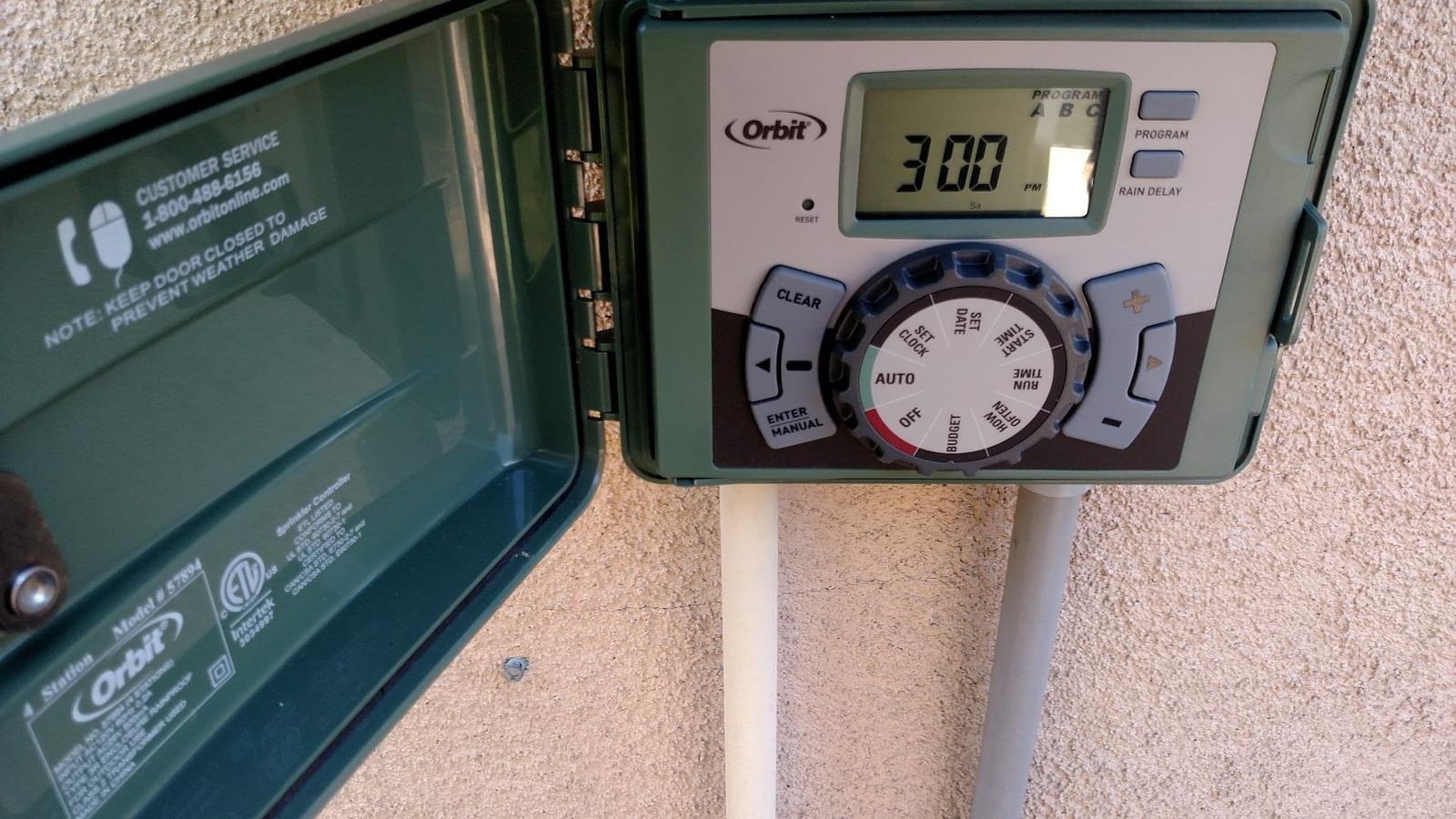 Orbit 57899 9-Station Outdoor Swing Panel Sprinkler System Timer customer photo 1