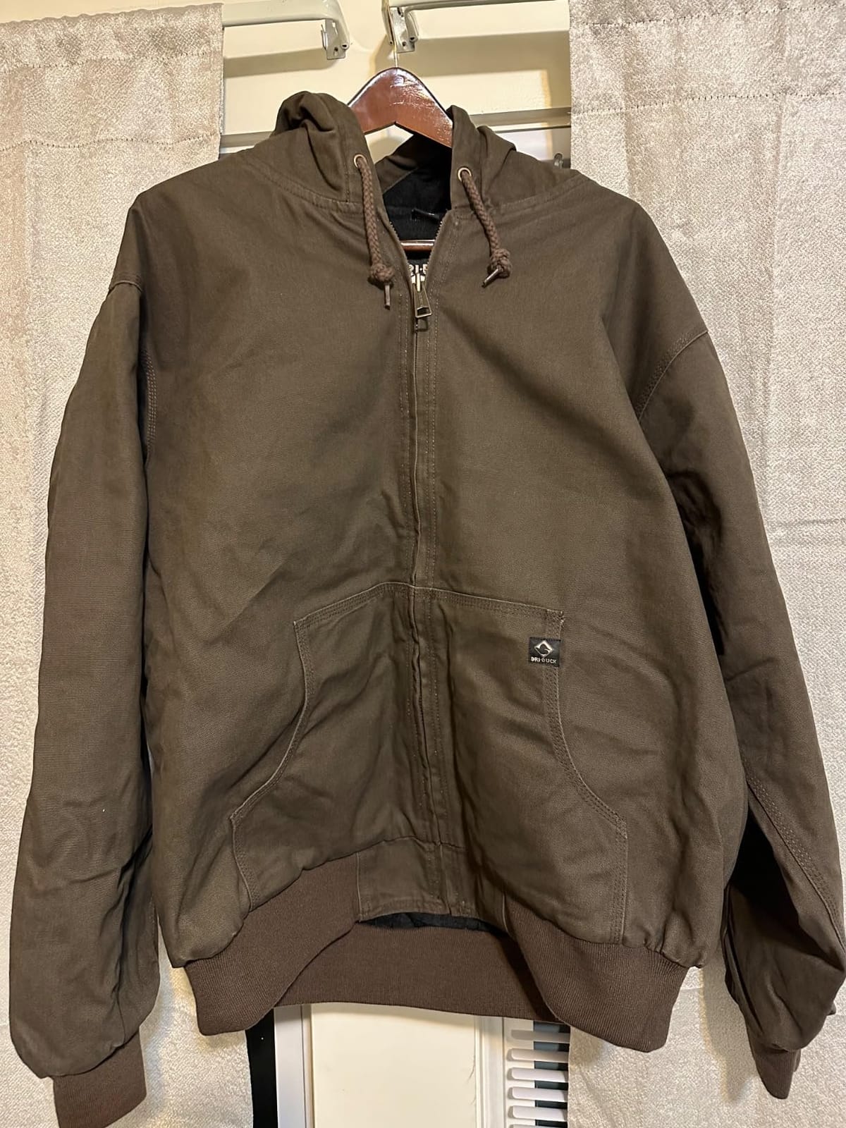 DRI DUCK Cheyenne Men's Cotton Canvas Hooded Work Jacket, 5020 customer photo 1