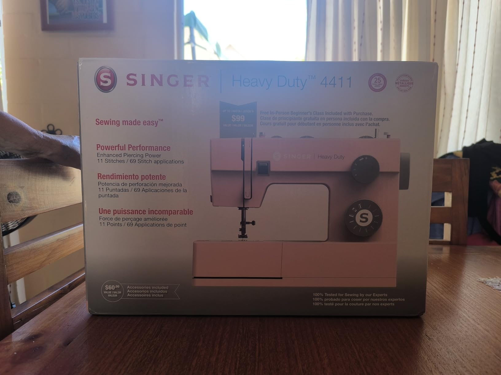SINGER® 4411 (Grey) High Speed Heavy Duty Sewing Machine with Accessories customer photo 1