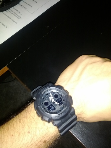 Casio G-Shock GA100-1A1 | Men's Tough Analog-Digital Watch | 200M Water Resistant | Shock & Magnetic Resistant | Sporty & Rugged Design customer photo 2