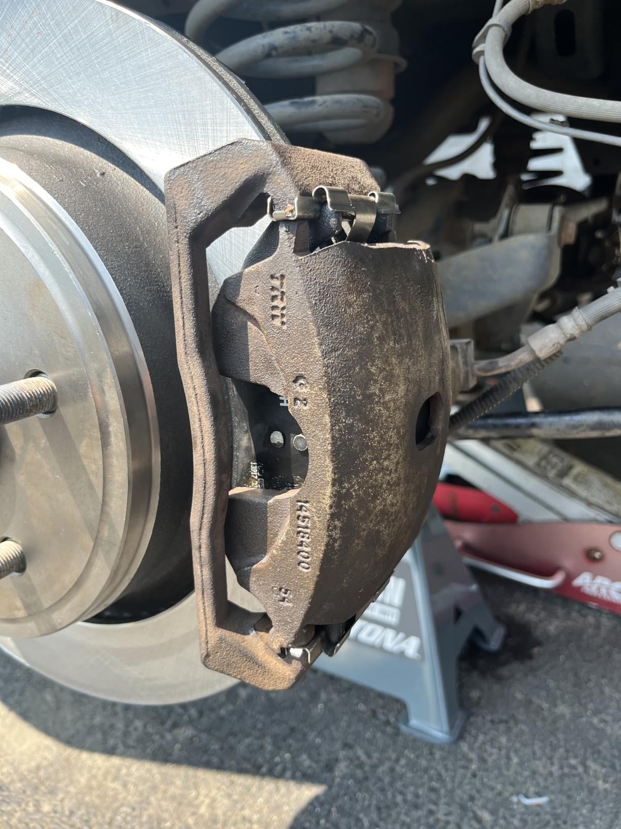 ACDelco Silver Rear Brake Rotor 18A1428A | GM 19261757 Brake Rotors for Select Chrysler Aspen, Dodge Durango, Ram 1500, and more customer photo 2