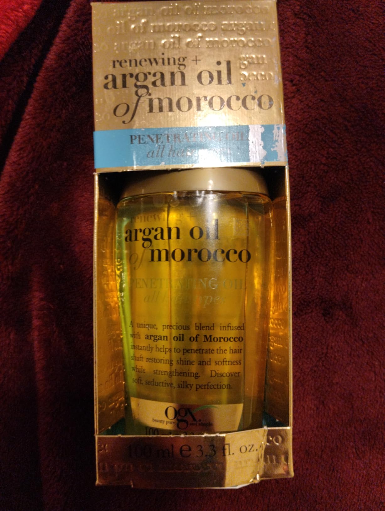 OGX Renewing + Argan Oil of Morocco Penetrating Hair Oil, 3.3 fl. oz customer photo 2