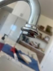 Kingston Brass KS1273ALBS Heritage 8-Inch Kitchen Bridge Faucet with Brass Sprayer, Antique Brass customer photo 1