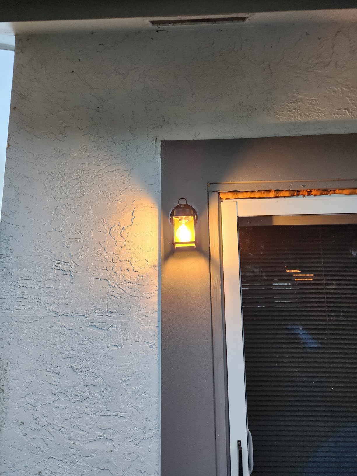 Designers Fountain 1161-RP Porch Outdoor Wall Lantern Sconce, 8in H, Rust Patina customer photo 2
