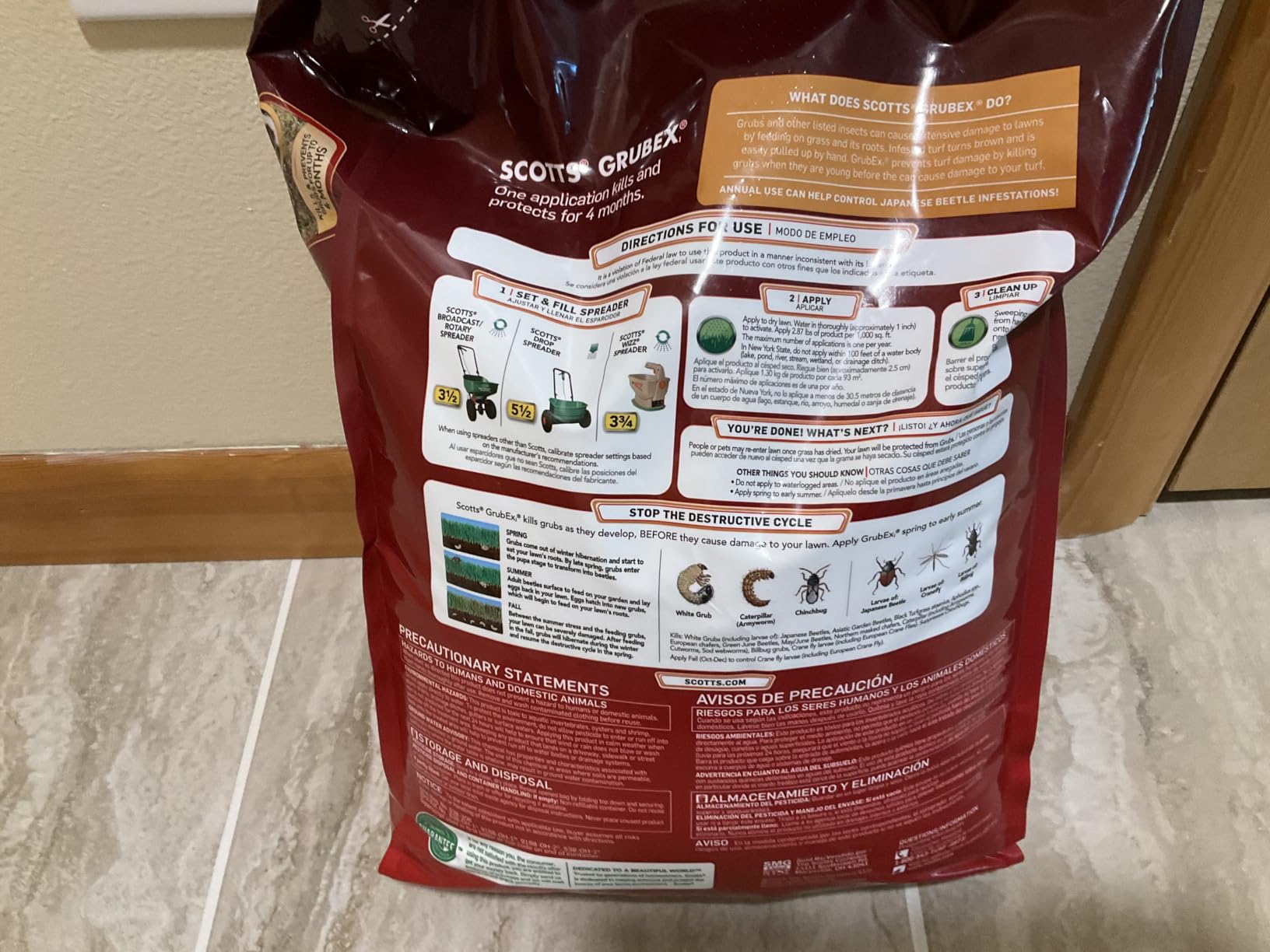 Scotts GrubEx1 Season Long Grub Killer, 5,000 sq. ft. customer photo 1