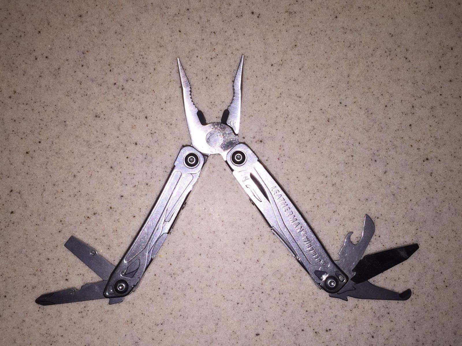 LEATHERMAN Wingman Multi-Tool, Spring-Action Pliers and Scissors, Stainless customer photo 1