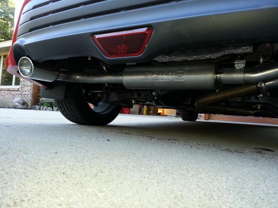 BORLA 11813 Axle-Back Performance Exhaust System for 2011-2016 Scion tC 2.5L 4 Cyl. T-304 Stainless Steel S-Type Sound Single Left Rear Exit Single 4.25