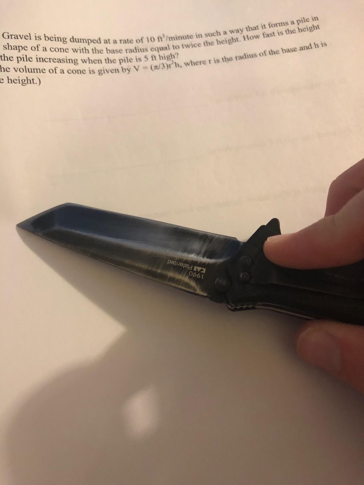 Kershaw Brawler Pocket Knife, All-Black, 3 Inch Tanto Blade customer photo 2