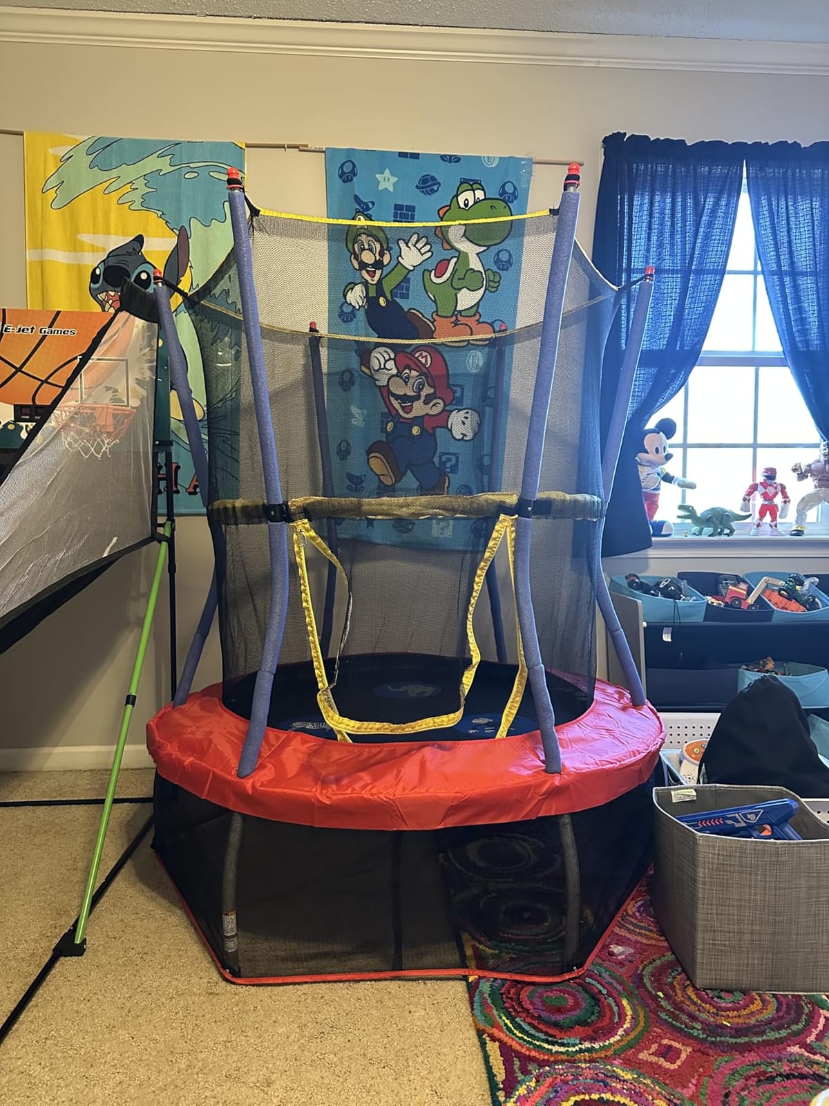 Skywalker Trampolines Mini Trampoline with Enclosure Net customer photo 1