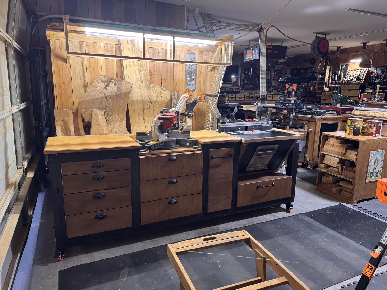 SamaN Interior One Step Wood Seal, Stain and Varnish – Oil Based Odorless Dye - Protection for Furniture and Fine Wood (Aged Oak SAM-307, 32 oz) customer photo 2