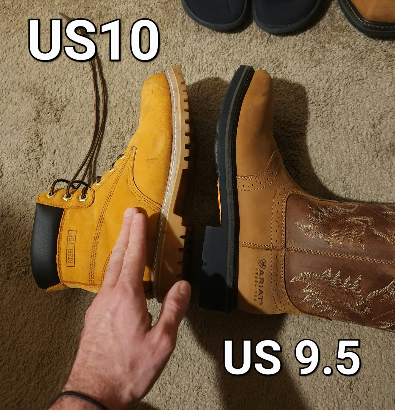 Ariat Men’s Sierra Wide Square Toe Steel Toe Work Boot customer photo 2