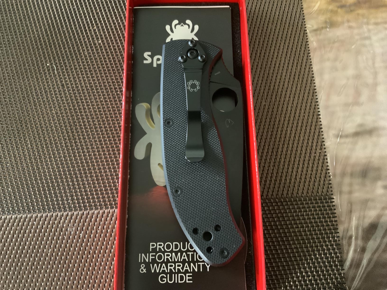 Spyderco Tenacious, 3.3 in 8Cr13MoV Steel, C122GBBKP customer photo 1
