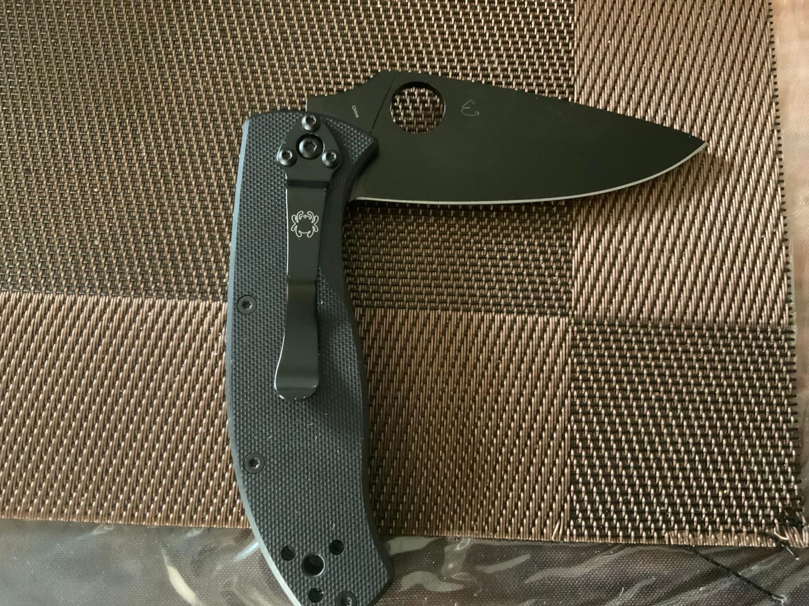 Spyderco Tenacious, 3.3 in 8Cr13MoV Steel, C122GBBKP customer photo 2