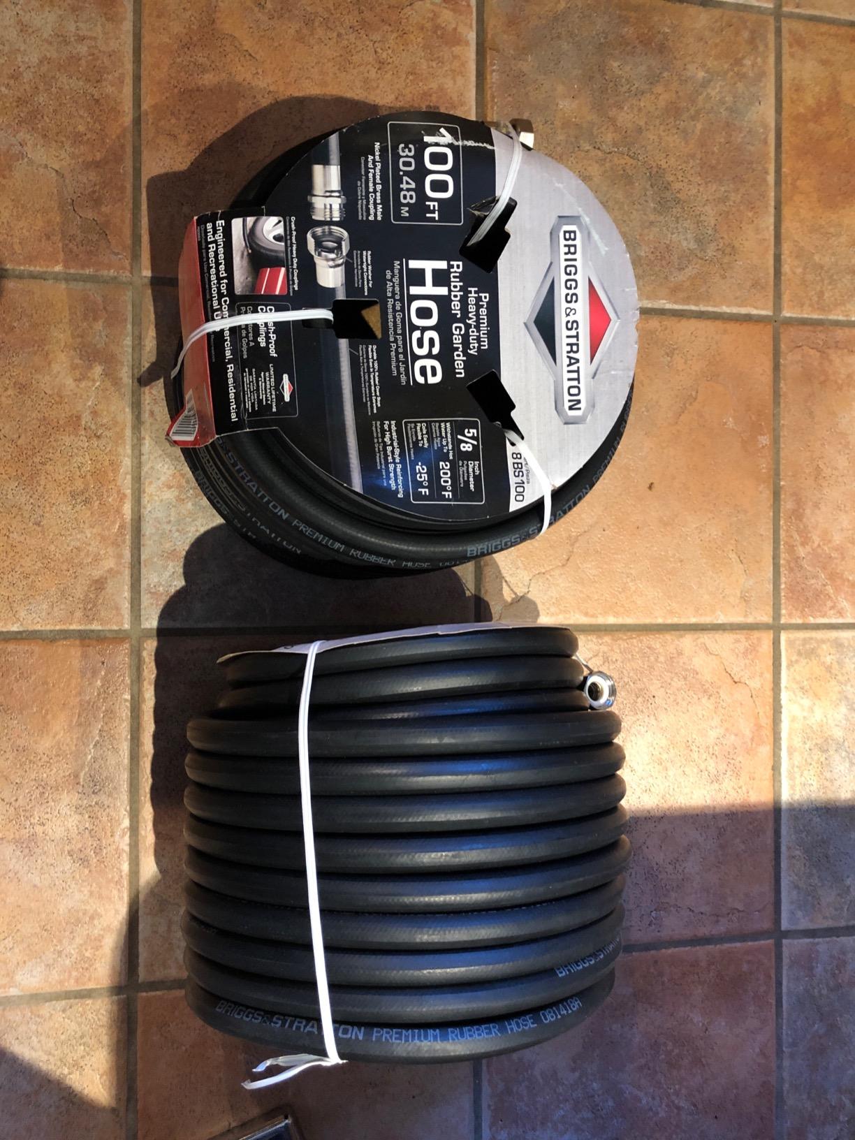Briggs and Stratton 8BS50 50-Foot Premium Heavy-Duty Rubber Garden Hose customer photo 1
