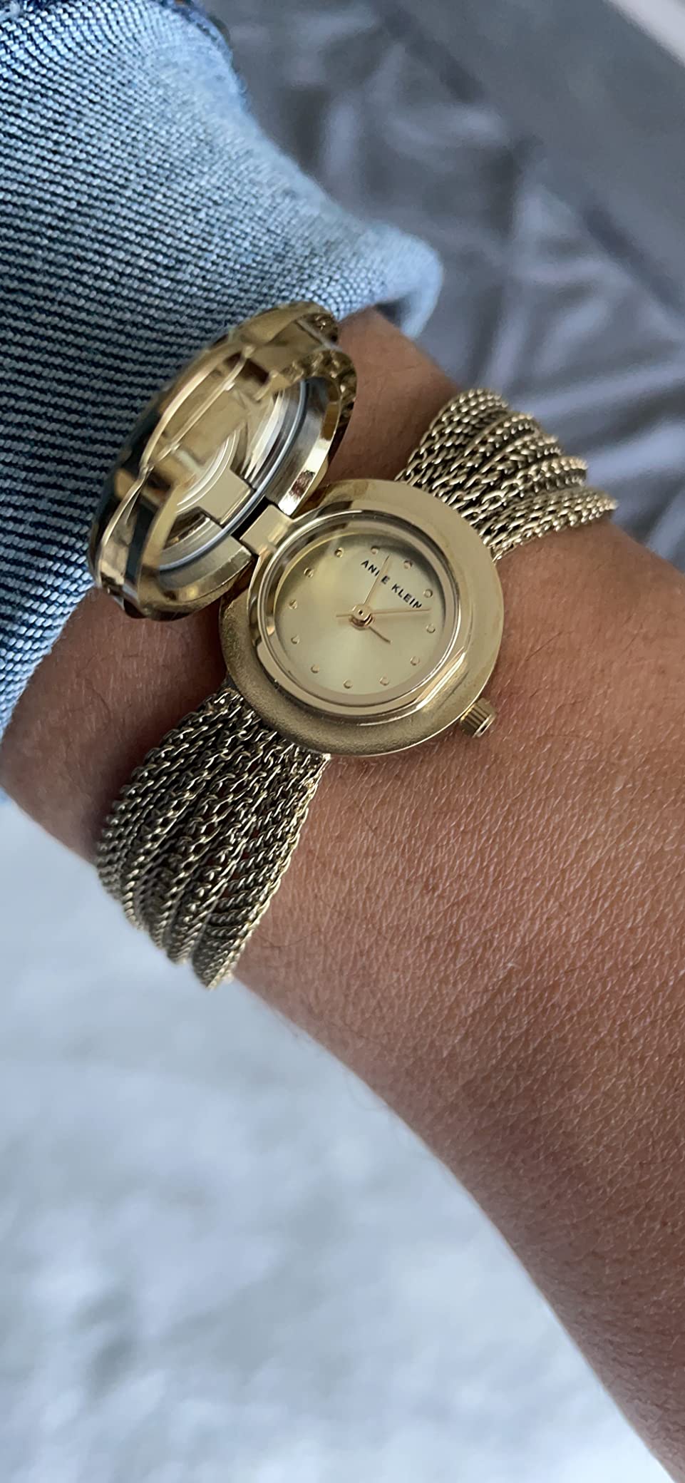 Anne Klein Women's AK/1046CHCV Premium Crystal-Accented Watch customer photo 2