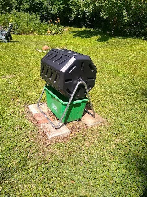 FCMP Outdoor Heavy Duty 37 Gallon 8 Sided Steel Composter, Black customer photo 1