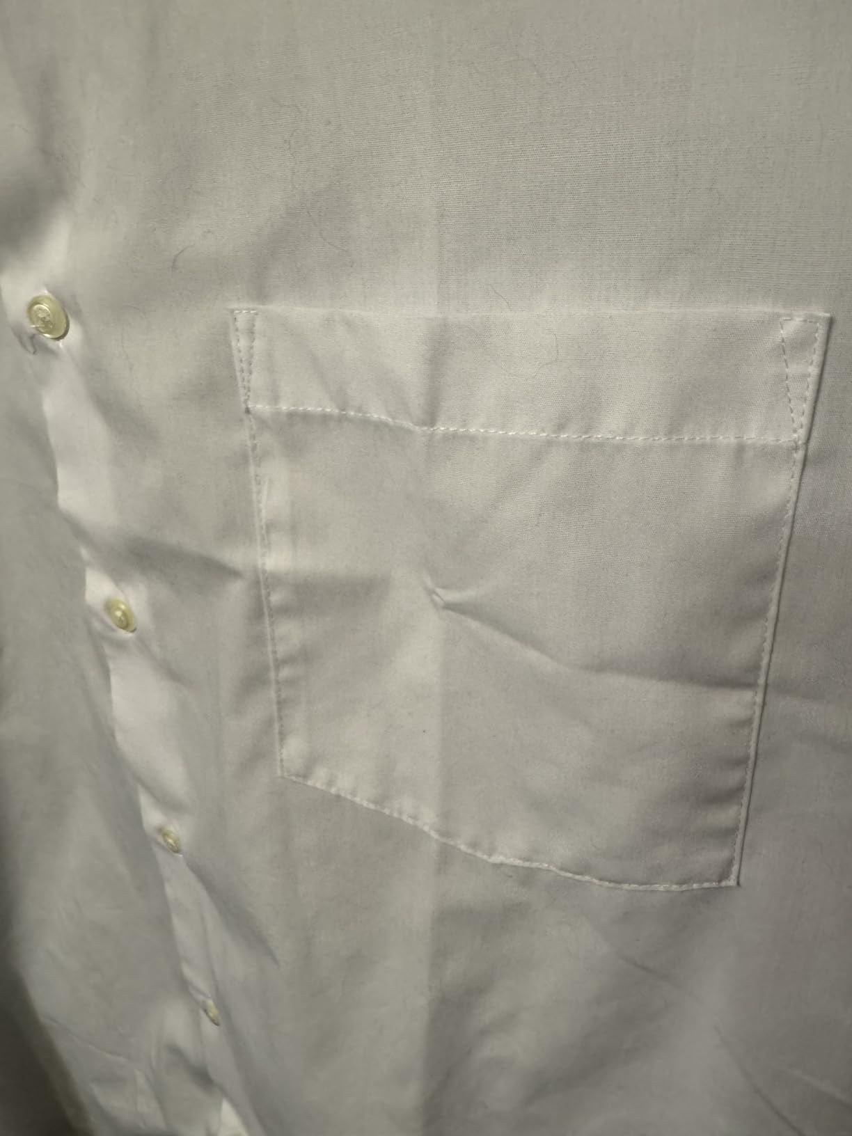 Van Heusen Mens Dress Shirt Regular Fit Poplin Solid customer photo 1