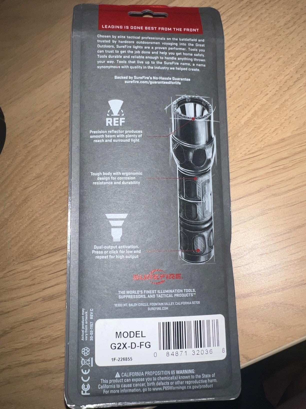 SureFire Handheld LED Flashlight - G2X Tactical 600 Lumens 8,700 Candela customer photo 1
