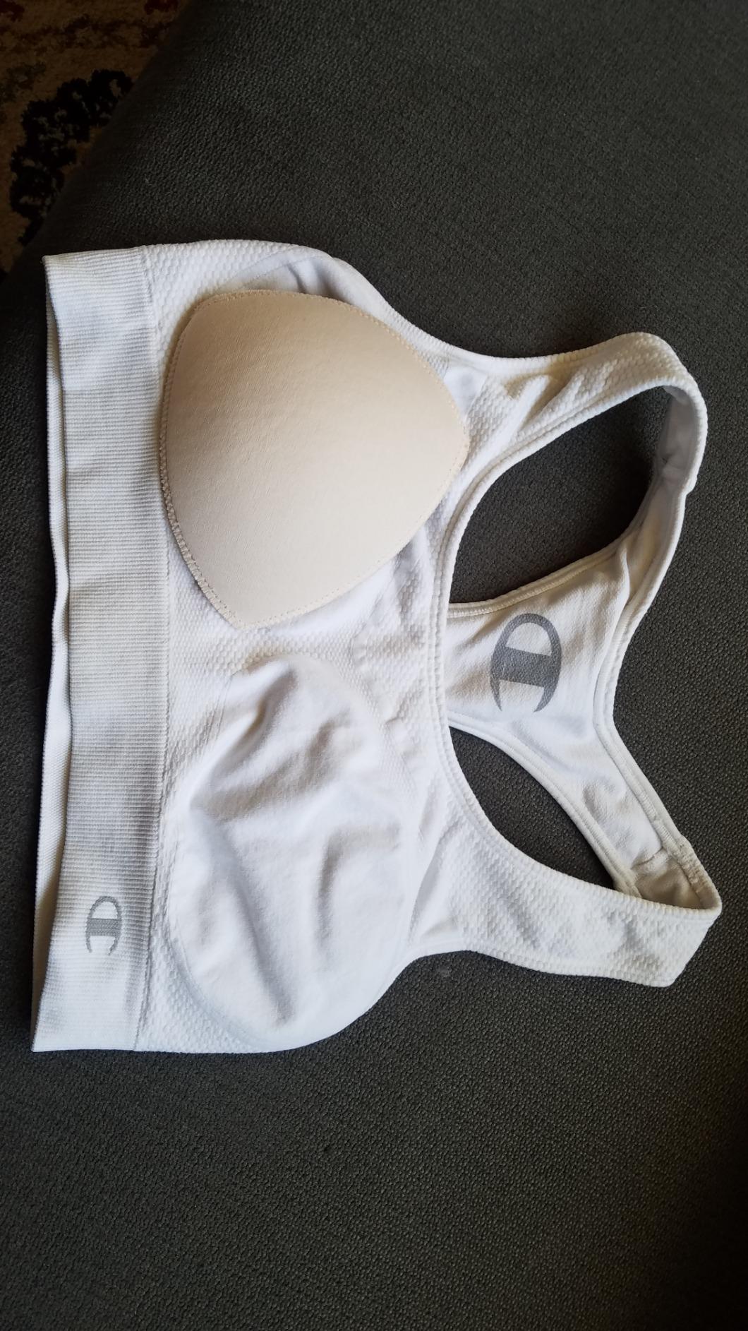 Champion Women's The Infinity Racerback Sports Bra, Moderate Support, Seamless, Moisture-Wicking customer photo 2