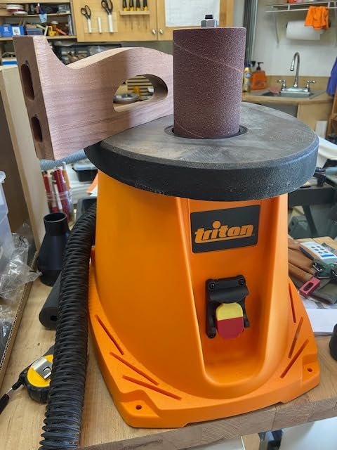 Triton TSPS450 3.5Amp Cast Iron Top Oscillating Spindle Sander, Orange customer photo 2