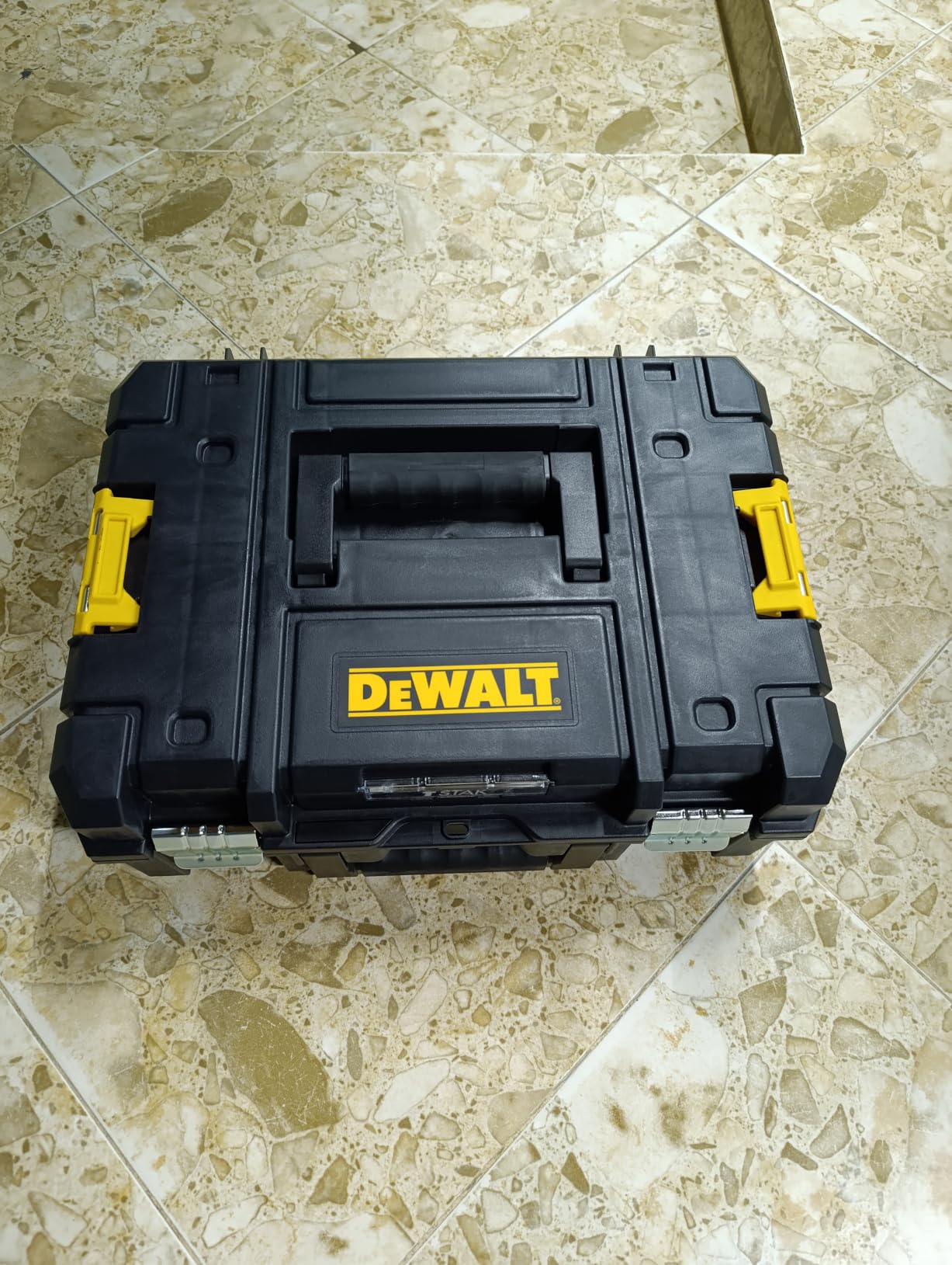 DEWALT Tool Box TSTAK II, 13 In. Flat Top Tool Storage Case, Stackable Organizer Hard Case Portable Toolbox, Heavy Duty, Holds Up To 66 lbs (DWST17807) customer photo 1