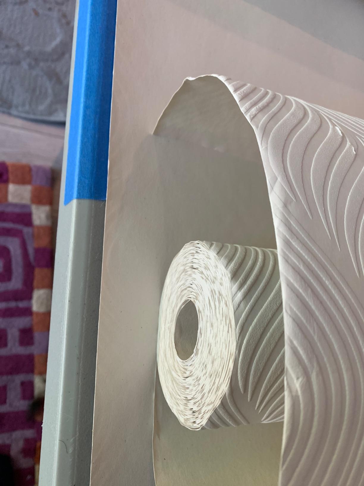 Graham & Brown Paintable Pure Geometric Wallpaper, White customer photo 1