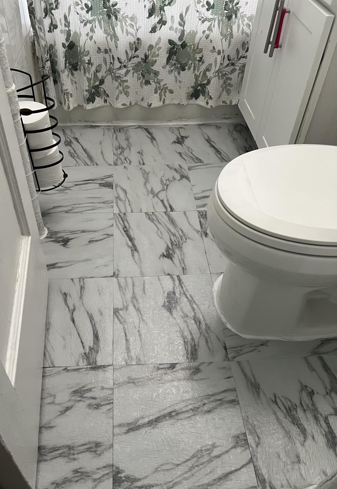 Nexus Self Adhesive 12-Inch Vinyl Floor Tiles, 20 Tiles, 12 x 12 in customer photo 1