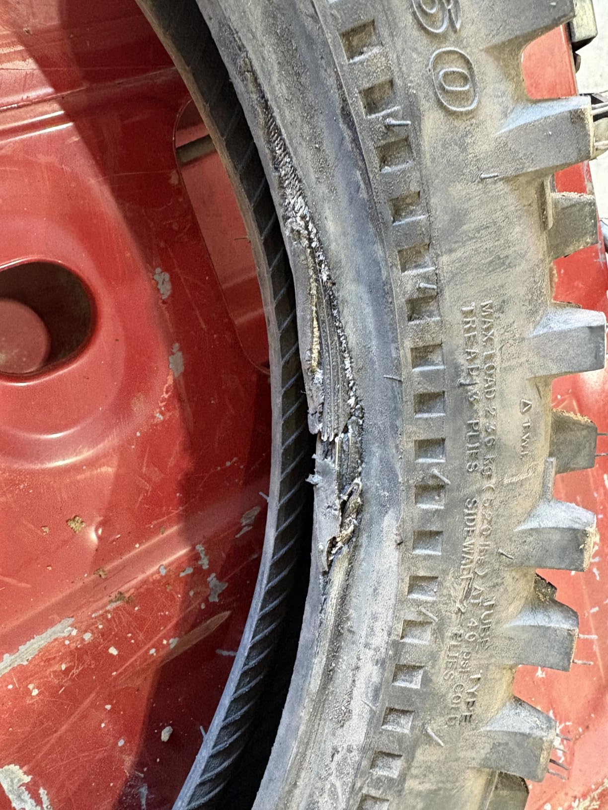 Kenda K760 Dual/Enduro Rear Motorcycle Bias Tire - 90/100-16 57C customer photo 2