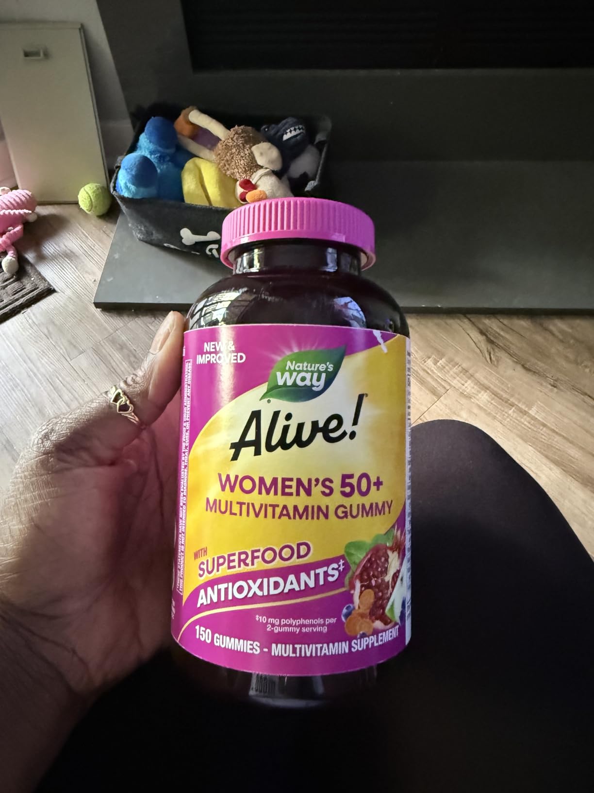 Nature's Way Alive! Women's 50+ Multivitamin Gummies, Mixed Berry, 60 ct customer photo 2