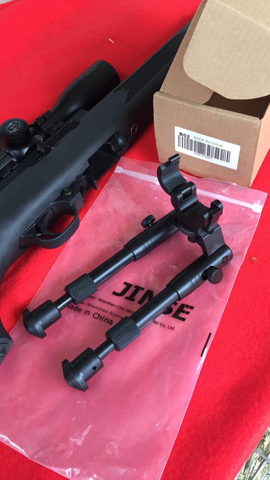 Rifle Bipod, Barrel Mount Clamp-On Bipod for Hunting and Shooting customer photo 1