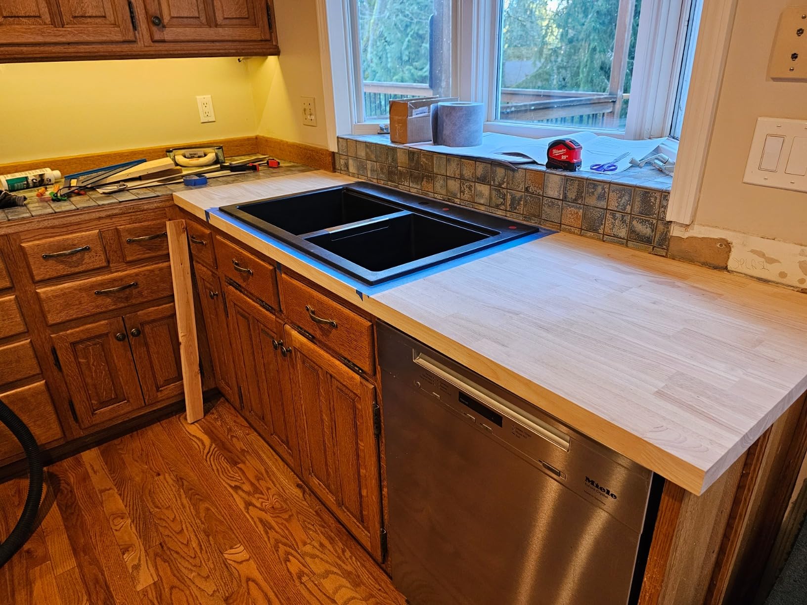 KRAUS Black Onyx 33 in Double Bowl Granite Kitchen Sink KGD-433B customer photo 2
