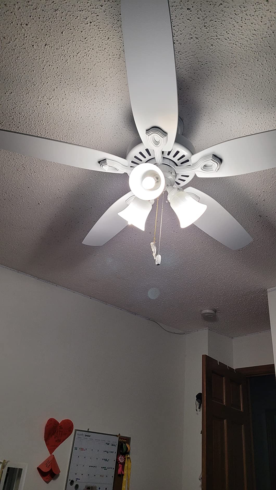 Hunter Builder Plus, Indoor, Ceiling Fan, 5 Blades, 52 inch, Brushed Nickel customer photo 1