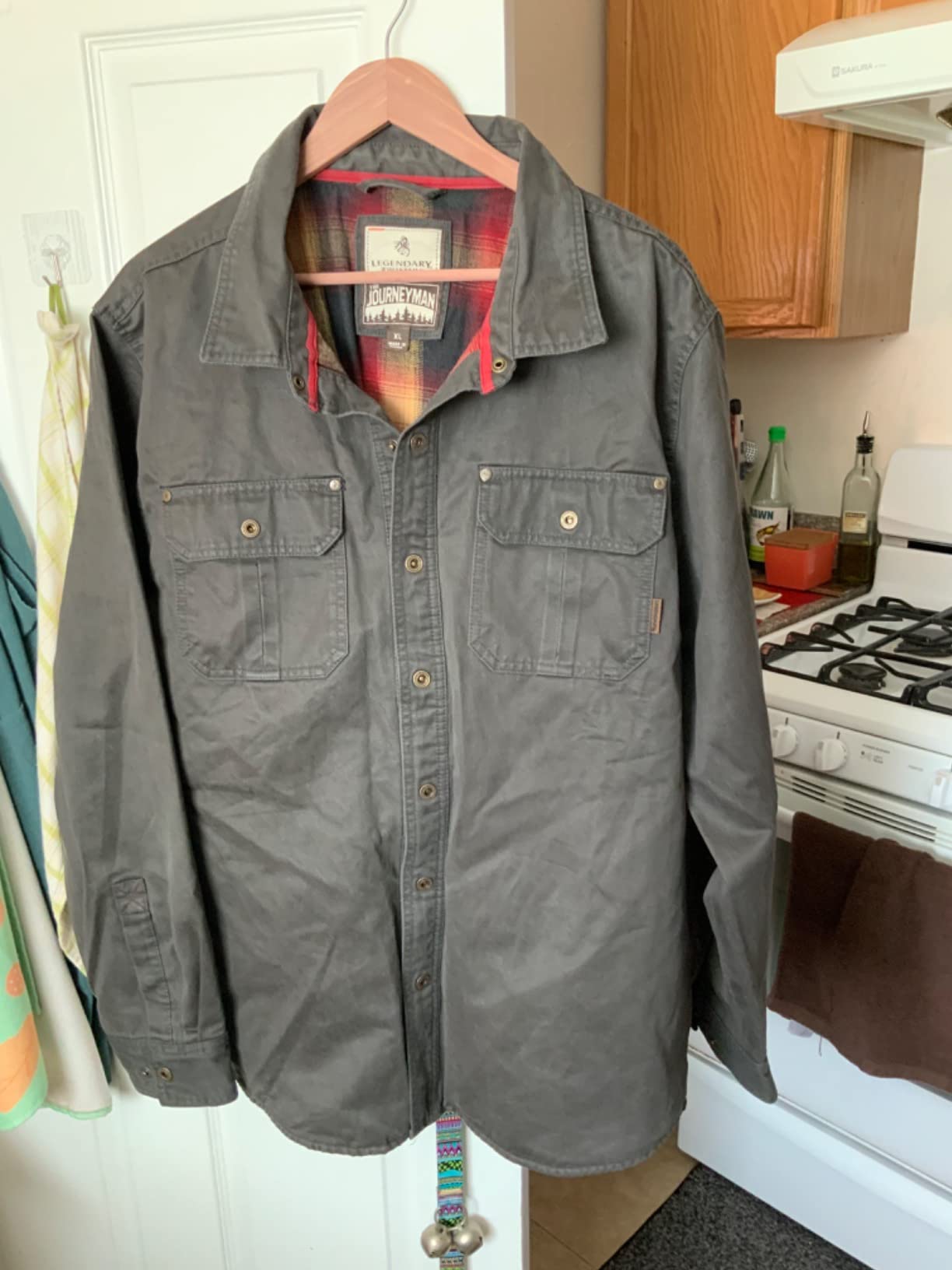 Legendary Whitetails Mens Flannel Lined Waxed Cotton Shirt Jacket customer photo 2