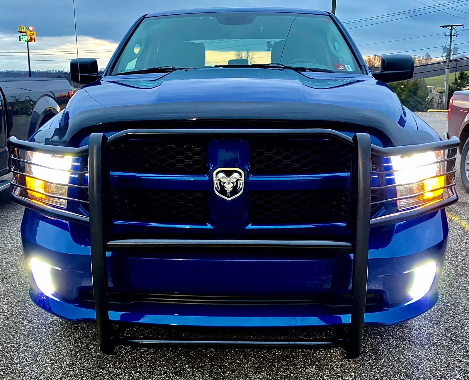 ARIES 5058 1-1/2-Inch Black Steel Grille Guard, No-Drill, Select Dodge, Ram 1500 customer photo 2