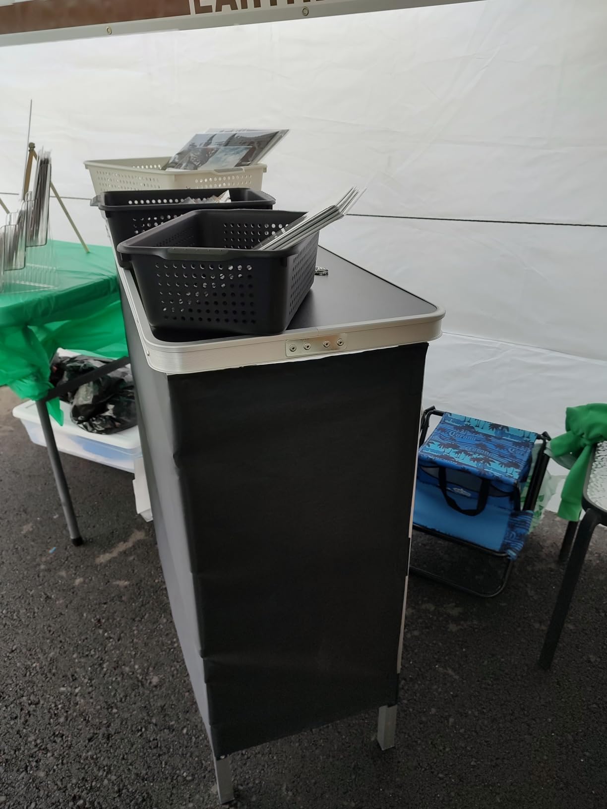 Trademark Innovations Portable Bar Table - Carrying Case Included - customer photo 1