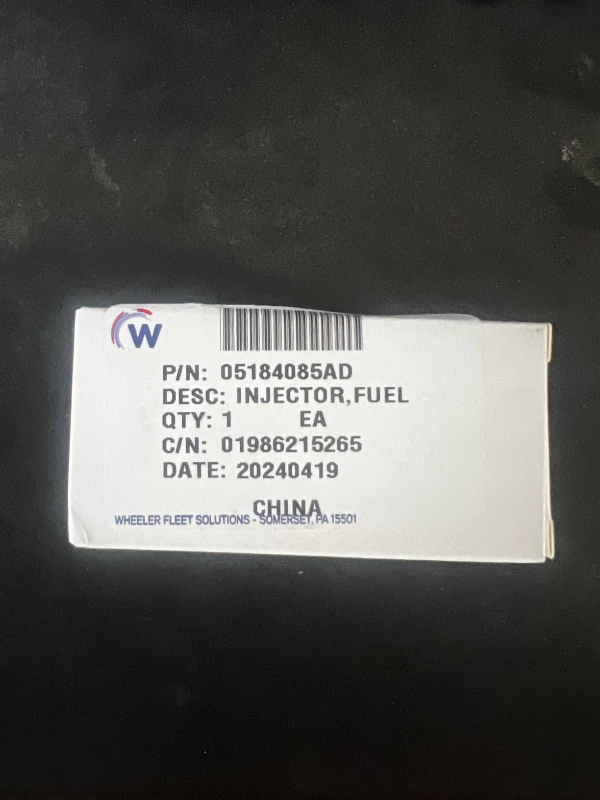 BOSCH 62410 Original Equipment Port Fuel Injector - Single customer photo 1