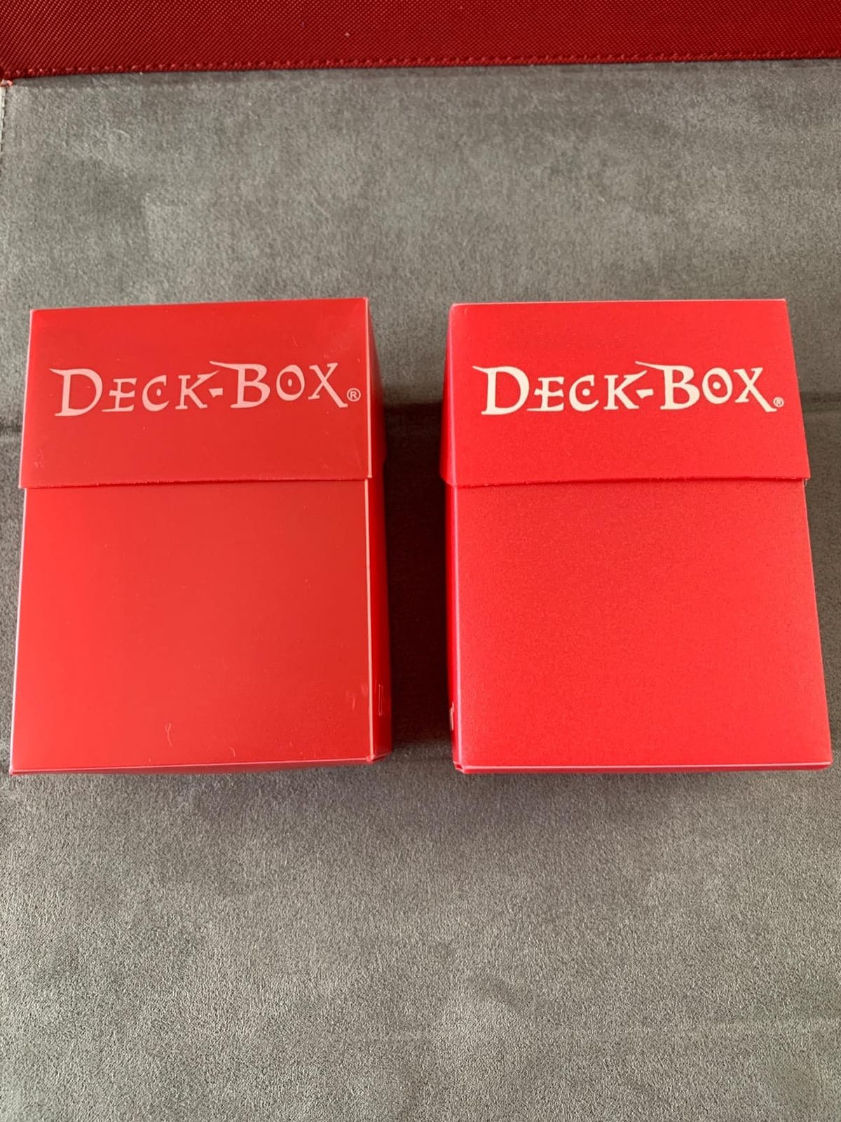 Set of Five New Ultra-Pro Deck Boxes (Dark Colors Incl. Black, Blue, Brown, Green, and Red) for Magic/Pokemon/YuGiOh Cards customer photo 1