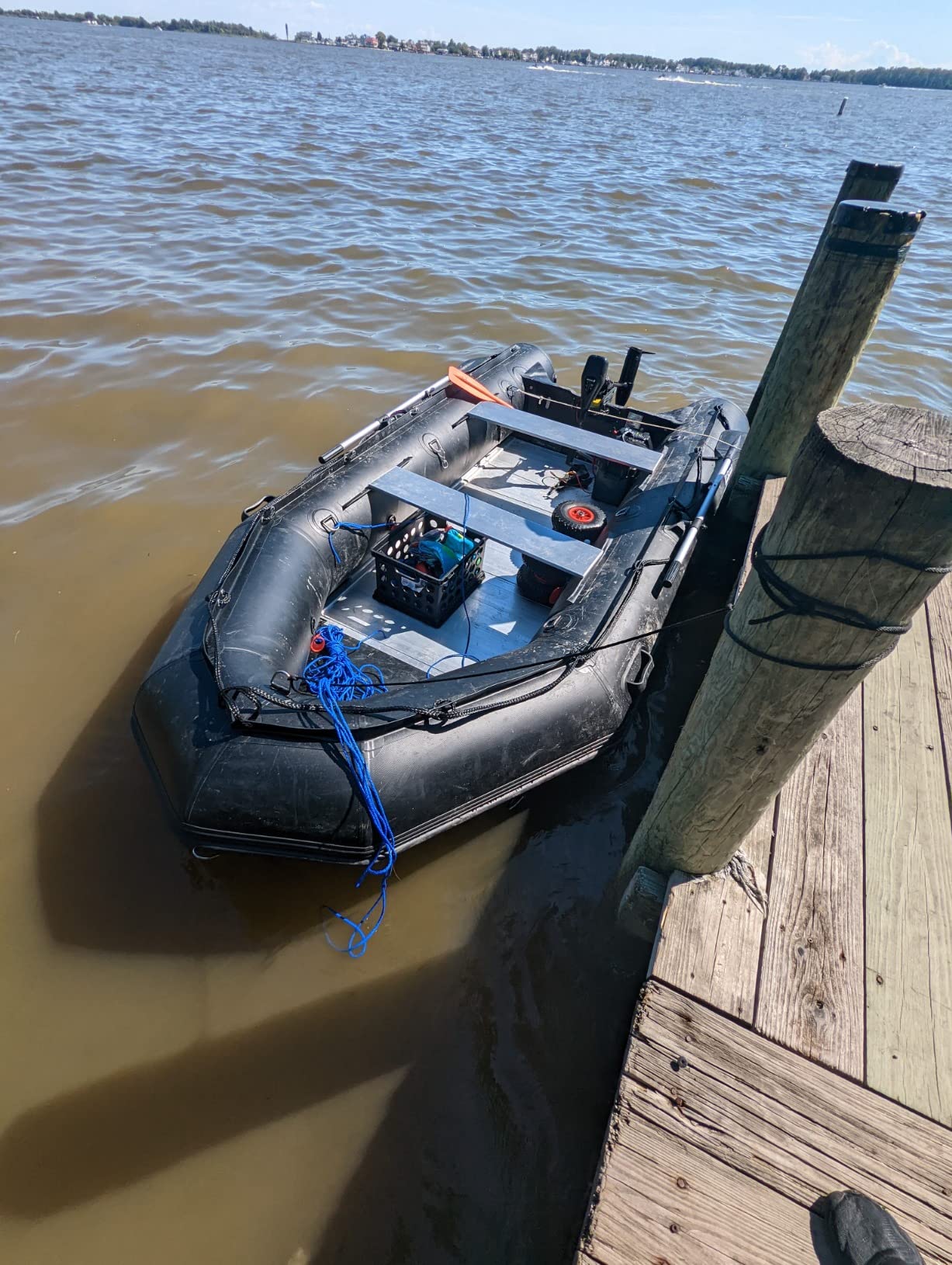 BRIS 1.2mm PVC 12.5 ft Inflatable Boat Inflatable Fish Hunter & Person Inflatable Raft Boat customer photo 1