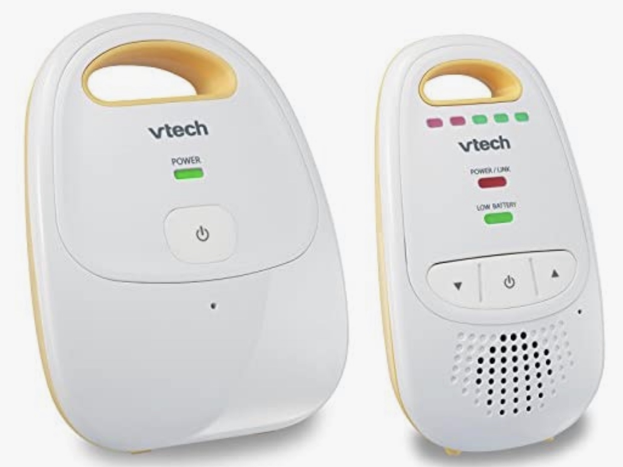 VTech Audio Baby Monitor — No Static DECT 6.0, No WiFi, Hack-Proof | 8Hr Battery, Belt Clip, 1000ft Range, 5-Level Sound Indicator | DM111 customer photo 1