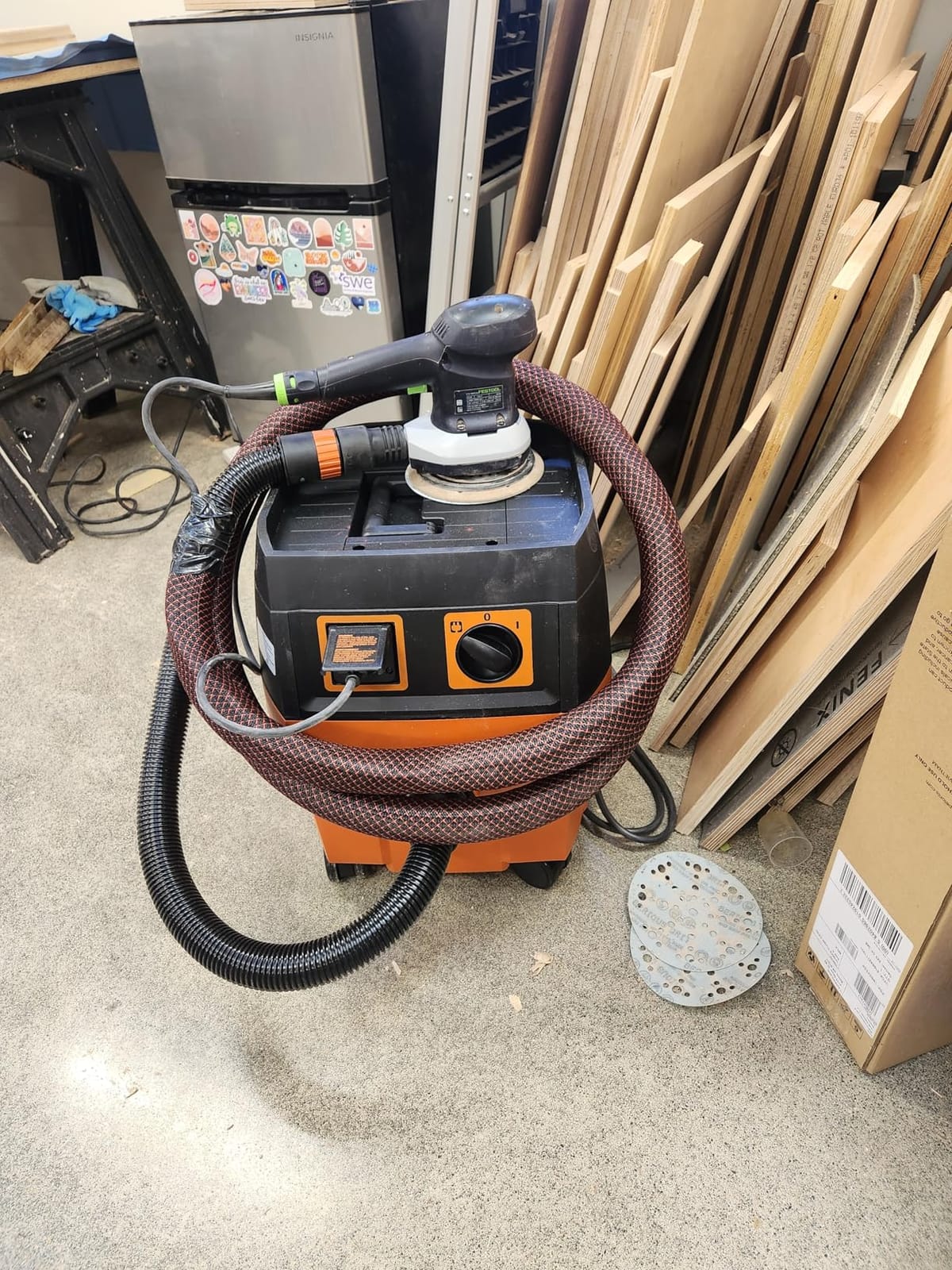 Fein Turbo I Set Wet/Dry Dust Extractor 5.8-Gallon Capacity0 | 151 CFM Suction, Anti-Static System, Quiet 66 dB Operation, Includes Filter and Accessories - 92035236090 customer photo 2