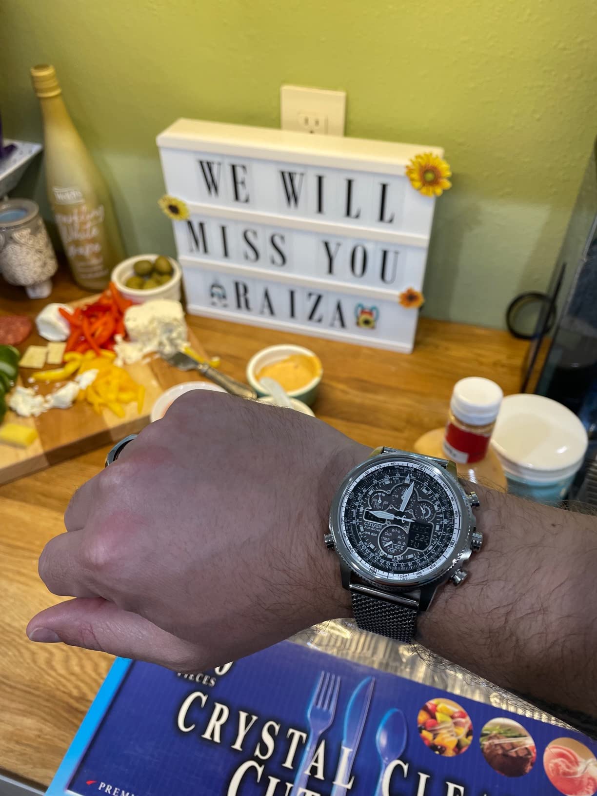 Citizen Men's Promaster Navihawk A-T Eco-Drive Pilot Watch, Atomic Timekeeping, Chronograph customer photo 1