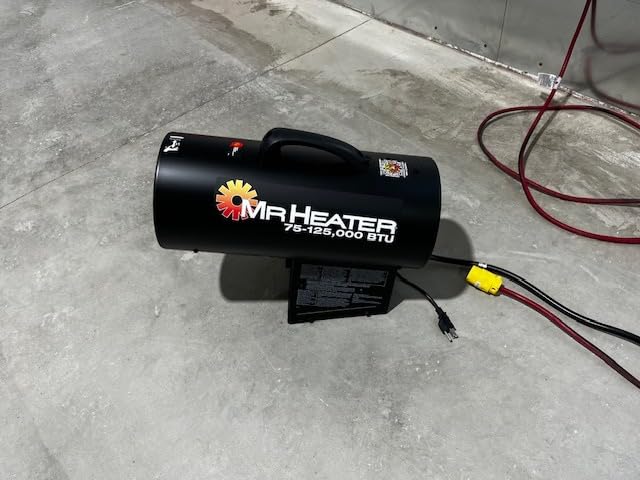 Mr. Heater 125,000 BTU Quiet Burner Technology Forced Air Propane Heater customer photo 1