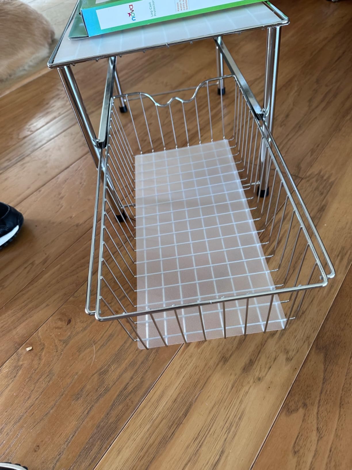 Deco Brothers Stackable Under Sink Organizer with Sliding Basket, Chrome customer photo 1