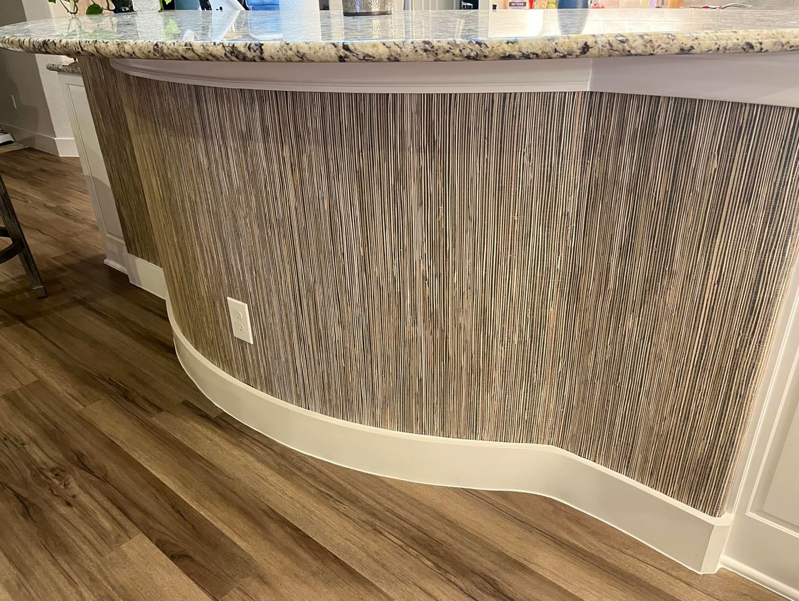 York Wallcoverings NZ0786 Grasscloth Wallpaper by River Grass, Black, Cream, Beige, Khaki, Tan customer photo 1